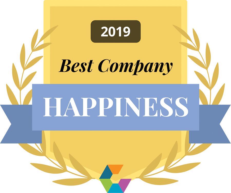 best company for happiness 2019 Comparably award