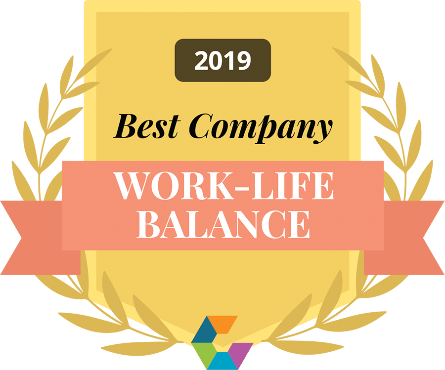 work-life balance 2019 Comparably award